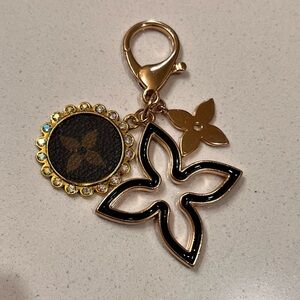 Upcycled LV Purse Charm